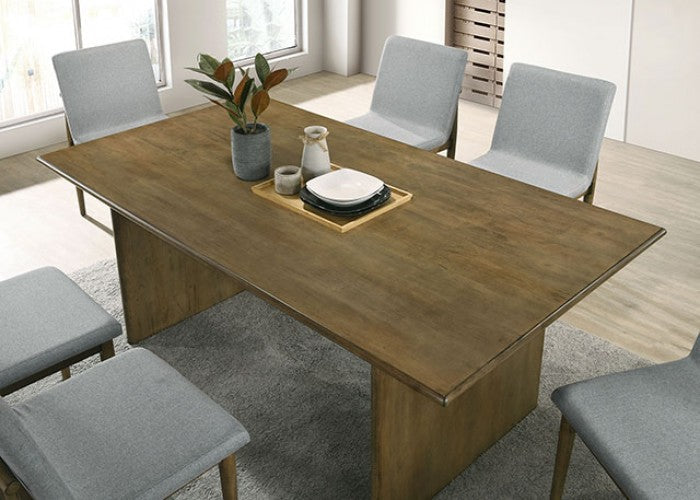 St Gallen Natural Tone/Light Gray Dining Table - CM3244NT-T