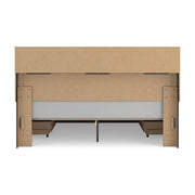 Stabotta Black King Bookcase Bed with Storage - PCB1755B11