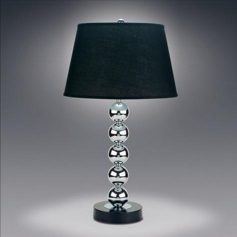 Stacked Ball Chrome 29" Table Lamp, Set of 2 - 6288T-2 - Gate Furniture