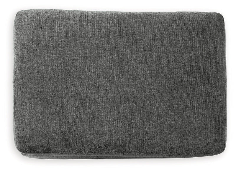 Stairatt Chair and Ottoman in Gravel - PKG014495
