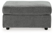 Stairatt Chair and Ottoman in Gravel - PKG014495