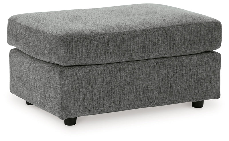 Stairatt Chair and Ottoman in Gravel - PKG014495