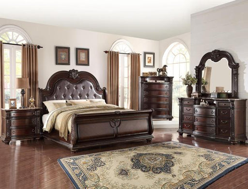 Stanley Cherry Brown Nightstand - Gate FurnitureNightstand