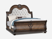 Stanley Coffee Brown King Sleigh Bed - Gate FurnitureKing Bed