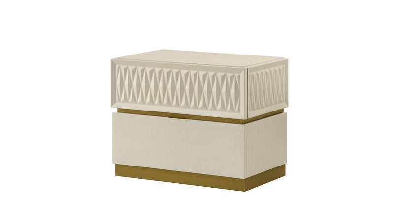Stanley Nightstand Champagne - Stanley Nightstand Champagne