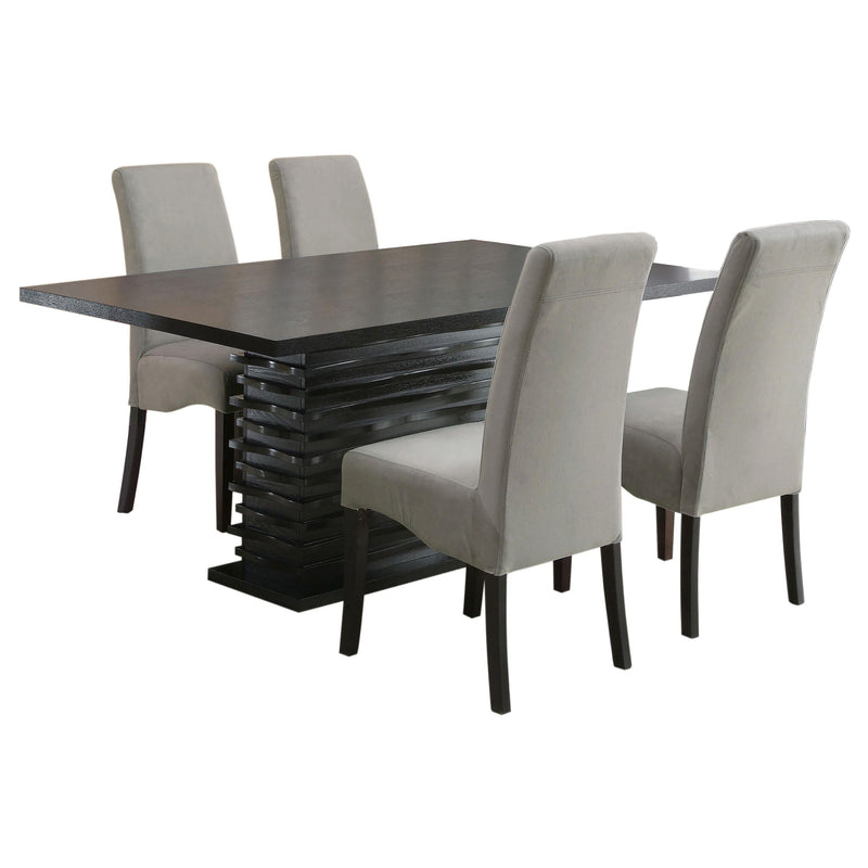 Stanton 5-piece Rectangular Dining Table Set Grey - 102061-S5