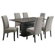Stanton 7-piece Rectangular Dining Table Set Grey - 102061-S7