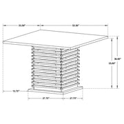 Stanton 9-piece Square Counter Height Dining Table Set Grey - 102068-S9