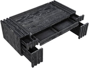 Stanton Oak Veneer And Solid Wood Coffee Table in Black - 232Black-C