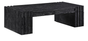 Stanton Oak Veneer And Solid Wood Coffee Table in Black - 232Black-C