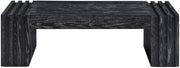 Stanton Oak Veneer And Solid Wood Coffee Table in Black - 232Black-C