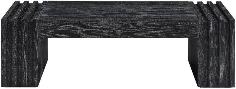 Stanton Oak Veneer And Solid Wood Coffee Table in Black - 232Black-C