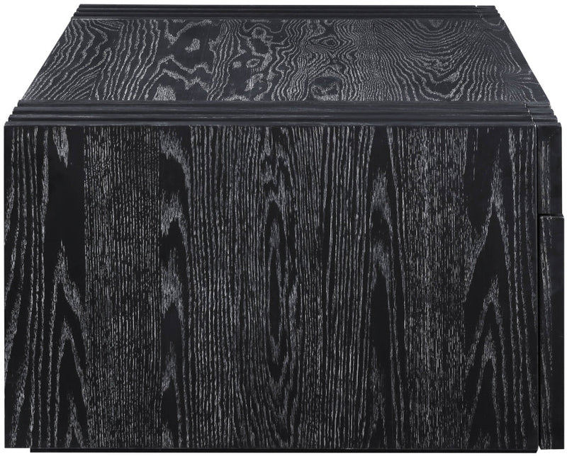 Stanton Oak Veneer And Solid Wood Coffee Table in Black - 232Black-C