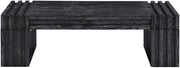 Stanton Oak Veneer And Solid Wood Coffee Table in Black - 232Black-C