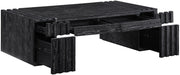 Stanton Oak Veneer And Solid Wood Coffee Table in Black - 232Black-C
