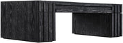 Stanton Oak Veneer And Solid Wood Coffee Table in Black - 232Black-C