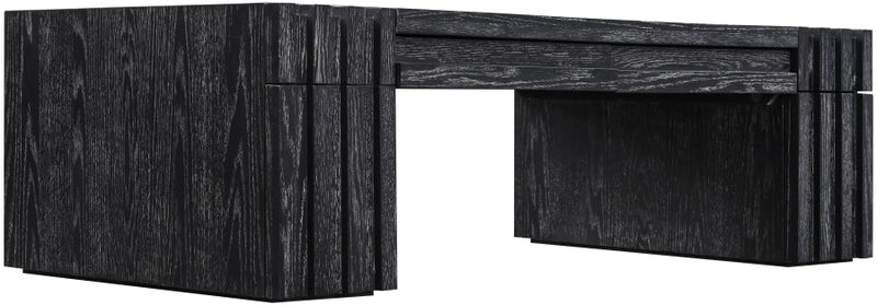 Stanton Oak Veneer And Solid Wood Coffee Table in Black - 232Black-C