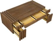 Stanton Oak Veneer And Solid Wood Coffee Table in Brown - 232Brown-C