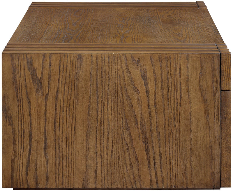 Stanton Oak Veneer And Solid Wood Coffee Table in Brown - 232Brown-C