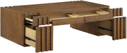 Stanton Oak Veneer And Solid Wood Coffee Table in Brown - 232Brown-C