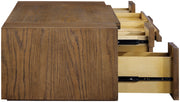Stanton Oak Veneer And Solid Wood Coffee Table in Brown - 232Brown-C
