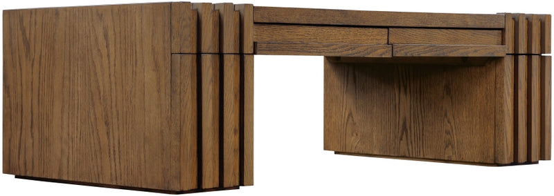 Stanton Oak Veneer And Solid Wood Coffee Table in Brown - 232Brown-C