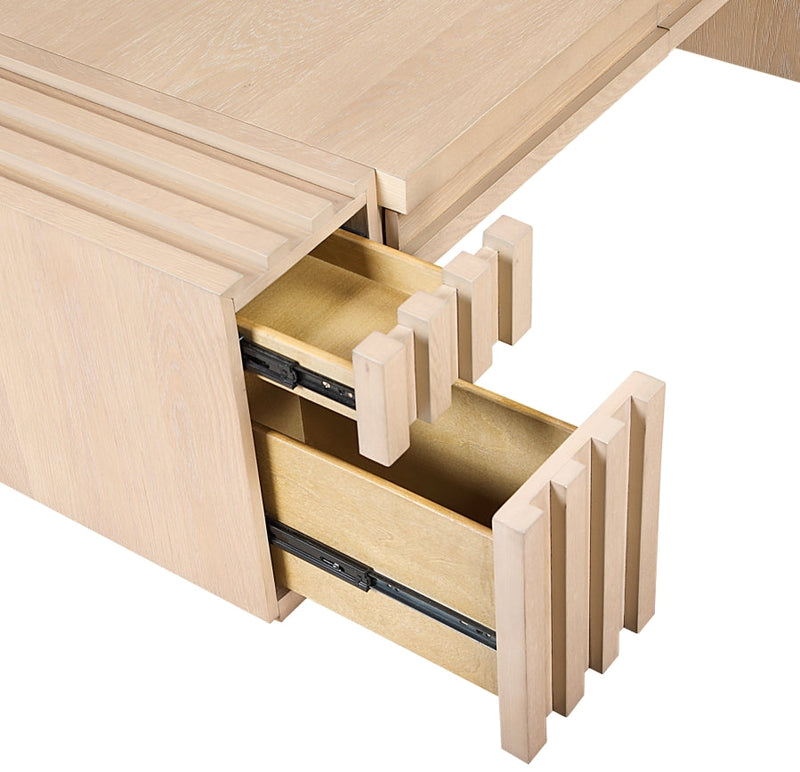 Stanton Oak Veneer And Solid Wood Coffee Table in Natural - 232Natural-C
