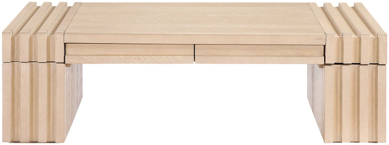 Stanton Oak Veneer And Solid Wood Coffee Table in Natural - 232Natural-C