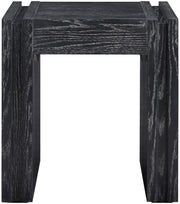 Stanton Oak Veneer And Solid Wood End / Side Table in Black - 232Black-E
