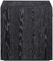 Stanton Oak Veneer And Solid Wood End / Side Table in Black - 232Black-E