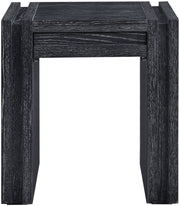 Stanton Oak Veneer And Solid Wood End / Side Table in Black - 232Black-E