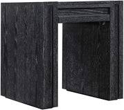 Stanton Oak Veneer And Solid Wood End / Side Table in Black - 232Black-E
