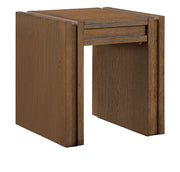 Stanton Oak Veneer And Solid Wood End / Side Table in Brown - 232Brown-E