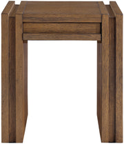Stanton Oak Veneer And Solid Wood End / Side Table in Brown - 232Brown-E