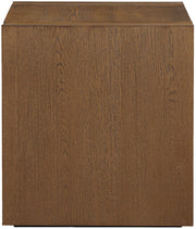 Stanton Oak Veneer And Solid Wood End / Side Table in Brown - 232Brown-E