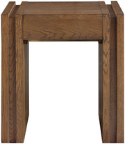 Stanton Oak Veneer And Solid Wood End / Side Table in Brown - 232Brown-E