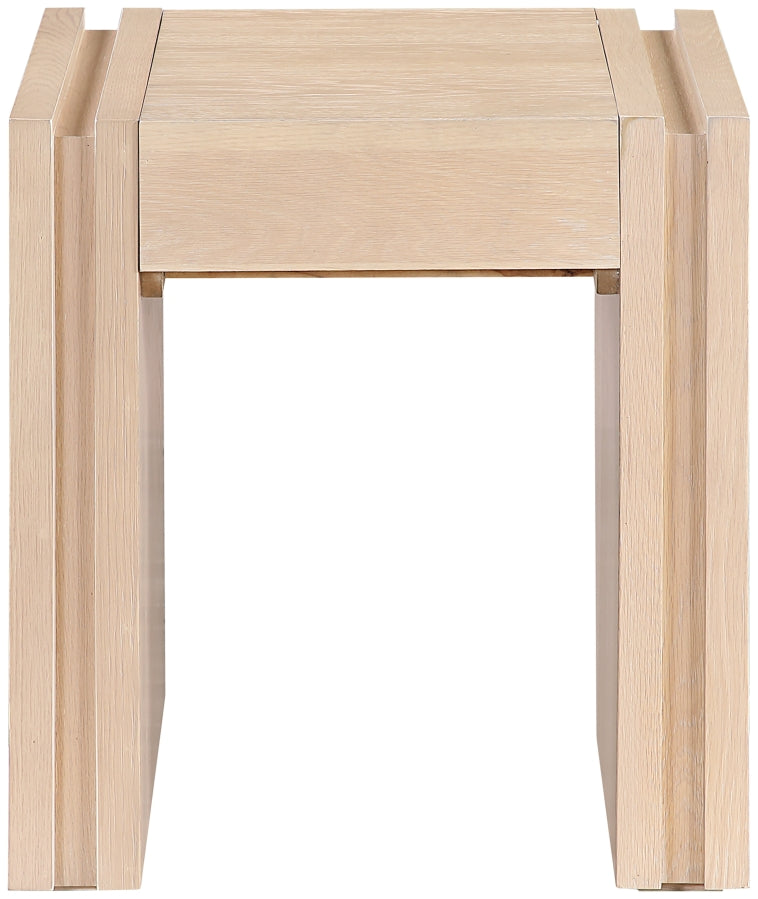 Stanton Oak Veneer And Solid Wood End / Side Table in Natural - 232Natural-E