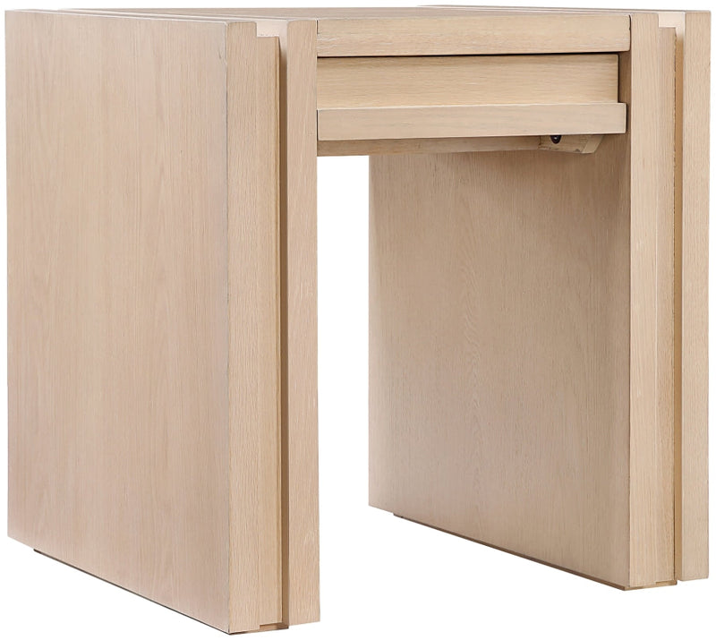Stanton Oak Veneer And Solid Wood End / Side Table in Natural - 232Natural-E