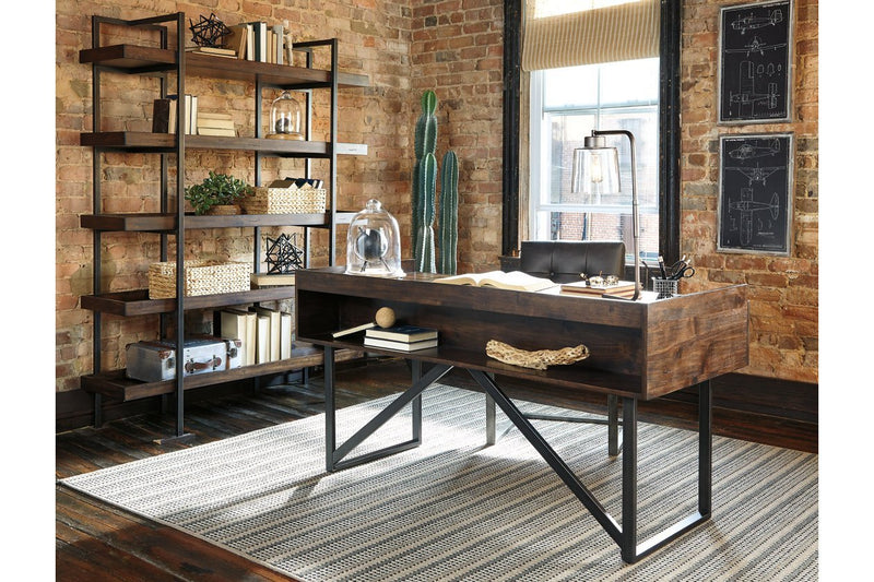 Starmore Brown 63" Home Office Desk - Gate FurnitureOffice Desks