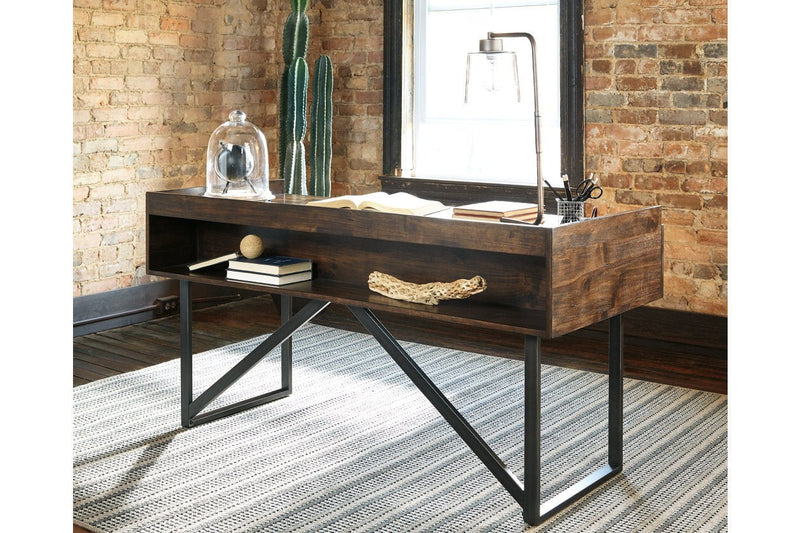 Starmore Brown 63" Home Office Desk - Gate FurnitureOffice Desks