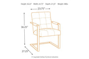 Starmore Brown Home Office Desk Chair (Set of 2) - Gate FurnitureChair