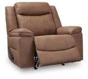 Status Check Caramel Recliner - PC6530825