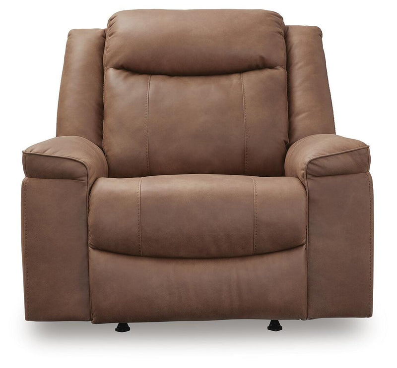Status Check Caramel Recliner - PC6530825