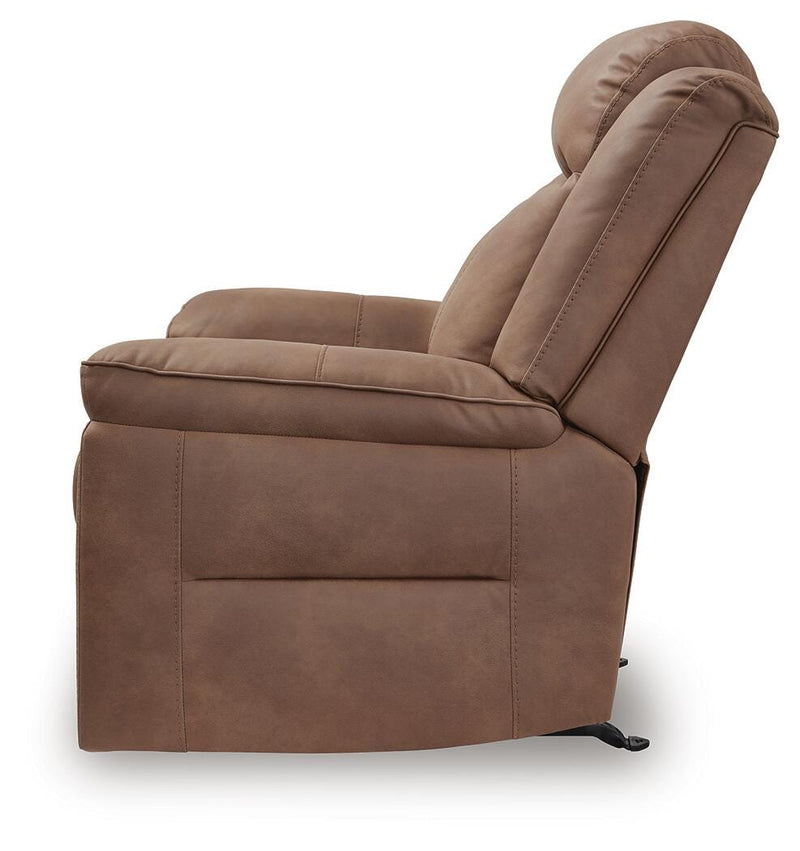 Status Check Caramel Recliner - PC6530825