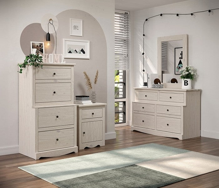 Stavros White Dresser - AM7002WH-D