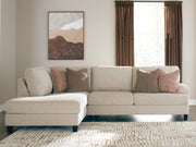 Steelwater Retreat Latte 2-Piece Sectional with Chaise - 66704S1