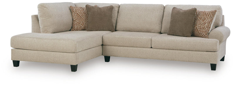 Steelwater Retreat Latte 2-Piece Sectional with Chaise - 66704S1