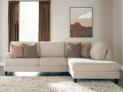 Steelwater Retreat Latte 2-Piece Sectional with Chaise - 66704S2