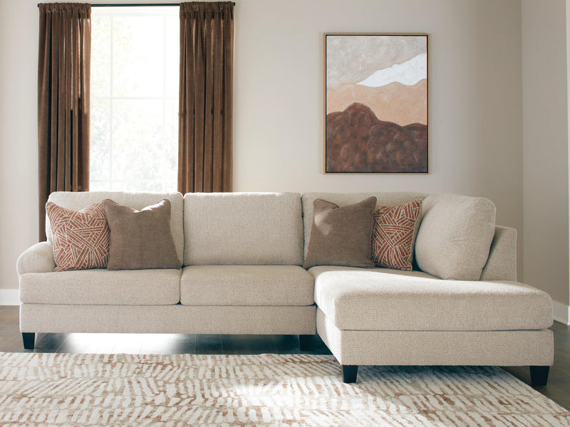 Steelwater Retreat Latte 2-Piece Sectional with Chaise - 66704S2