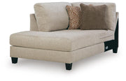 Steelwater Retreat Latte Left-Arm Facing Corner Chaise - 6670416